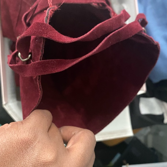 Justfab knee high women’s boots wine color - Picture 5 of 5